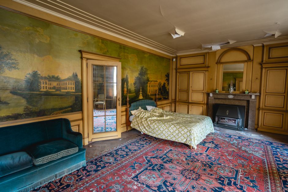 Woonkamerdecoratie met op maat gemaakt fotobehang. Woonkamerdecoratie met op maat gemaakt fotobehang.
